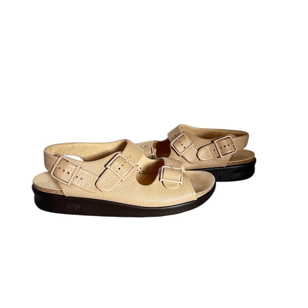 SAS Tan Sandals Comfortable Slingback Design